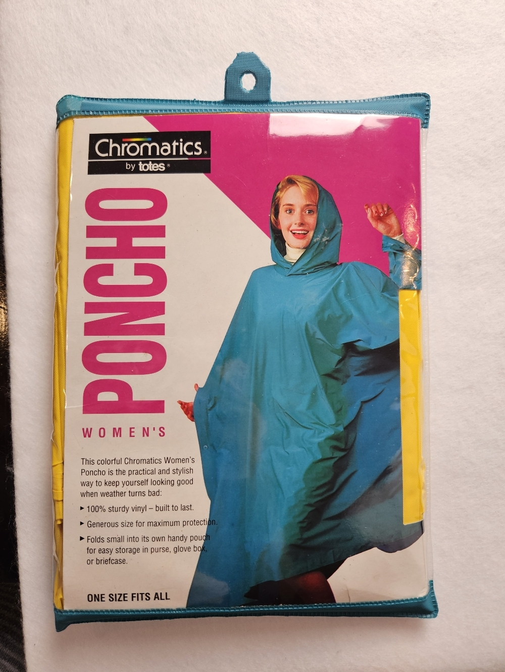 Chromatics by Totes Vintage Women's Rain Poncho NWT- Size: OS